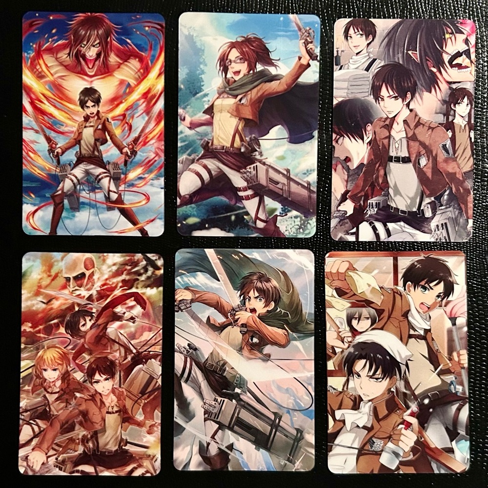 FREE ADD ON Attack on Titan Photo Cards x6